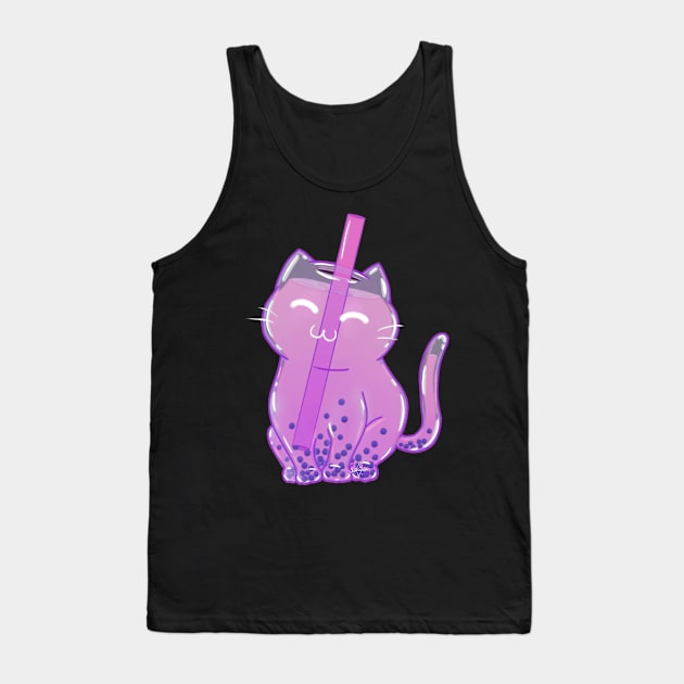 Oolong Honey Milk Boba KitTea Tank Top by SupernovaAda